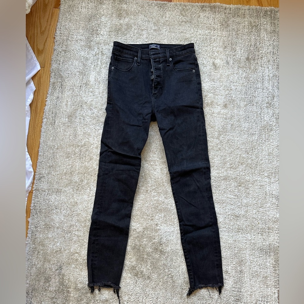 Abercrombie high rise skinny ankle